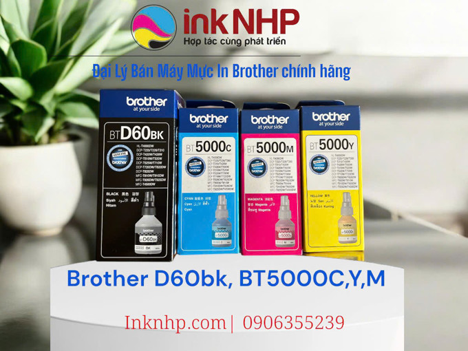 Bộ mực máy in phun màu Brother Đa Năng MFC-T4500DW Bộ mực máy in phun màu Brother Đa Năng MFC-T4500DW