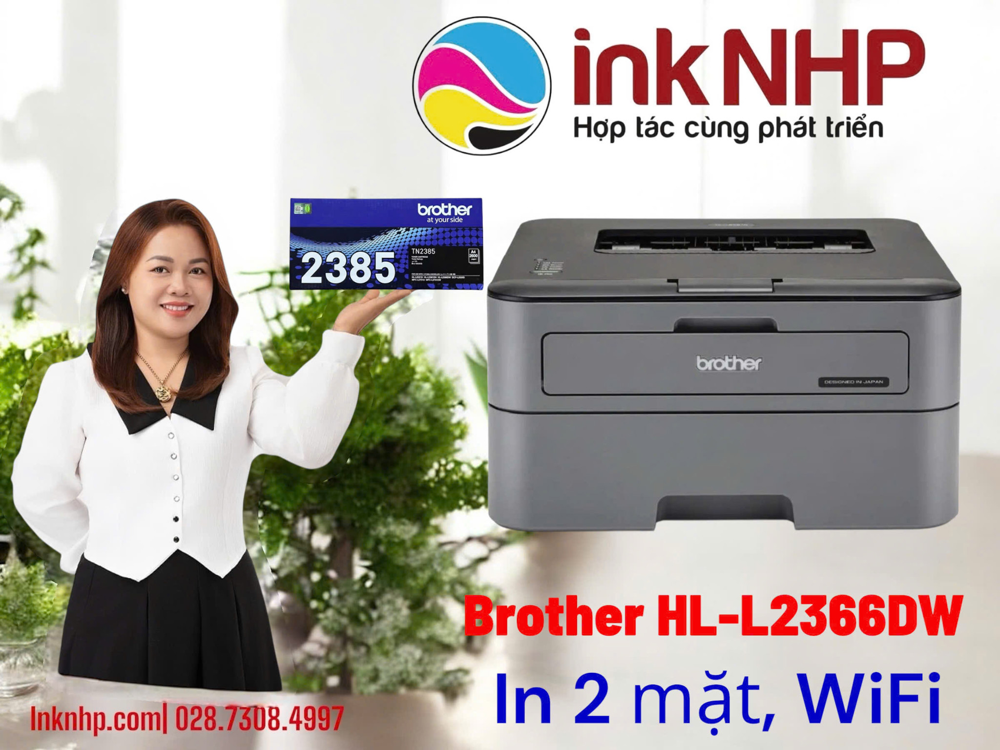Mực in máy in Brother HL-L2361DN giá mới nhất tháng 09/2025 – Chính hãng