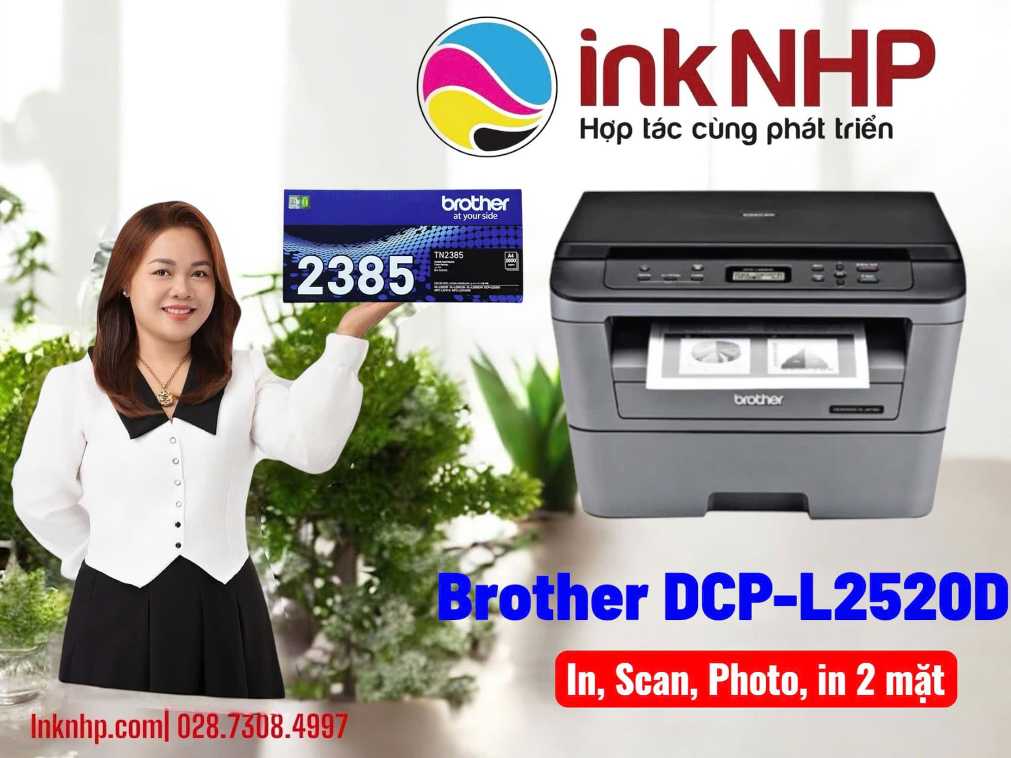 Video Hướng dẫn in bản Report (báo cáo) máy in Brother DCP-L2520D