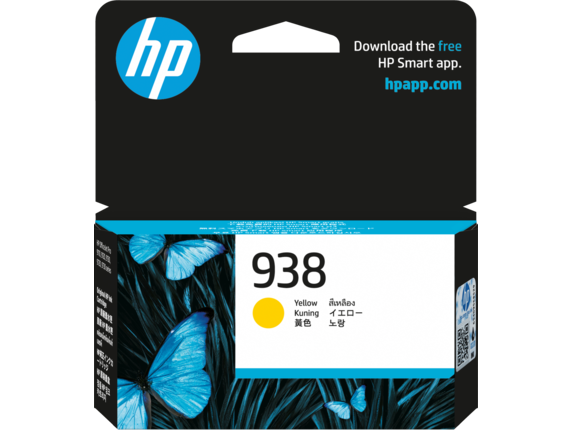 Mực in HP 938 Yellow Original Ink Cartridge (4S6X7PA)